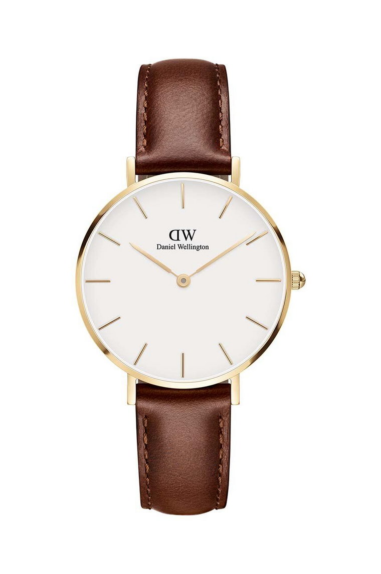 Daniel Wellington zegarek Petite 32 St Mawes damski kolor brązowy