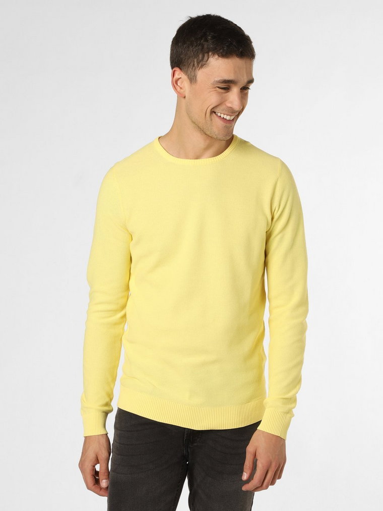 Finshley & Harding - Sweter męski, żółty