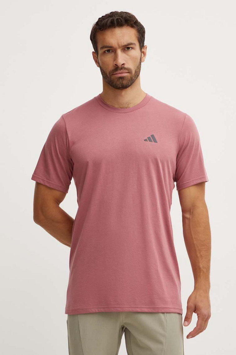 adidas Performance t-shirt treningowy Train Essentials kolor różowy gładki IW3316