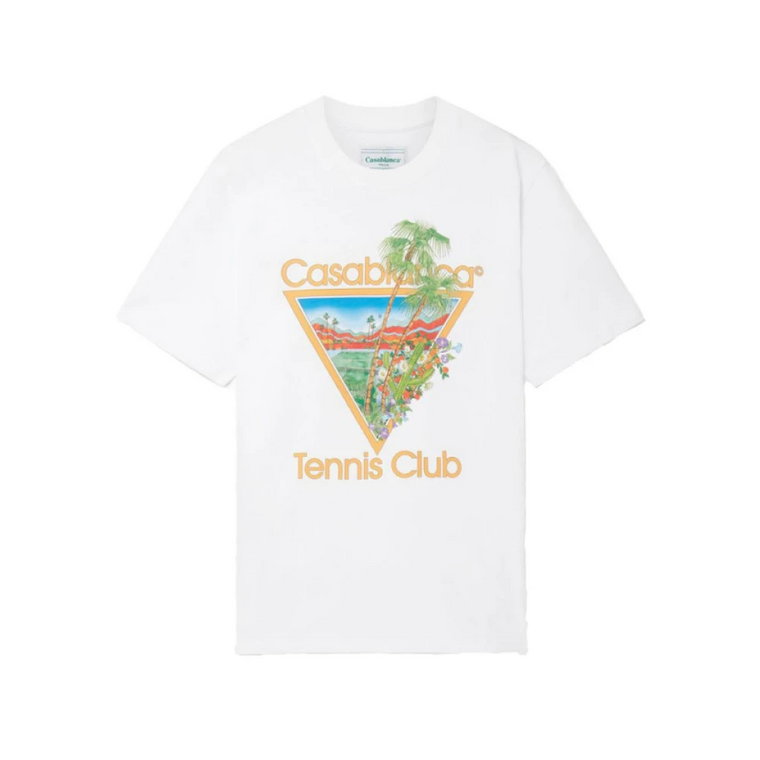 Biała koszulka Tennis Club Icon Casablanca
