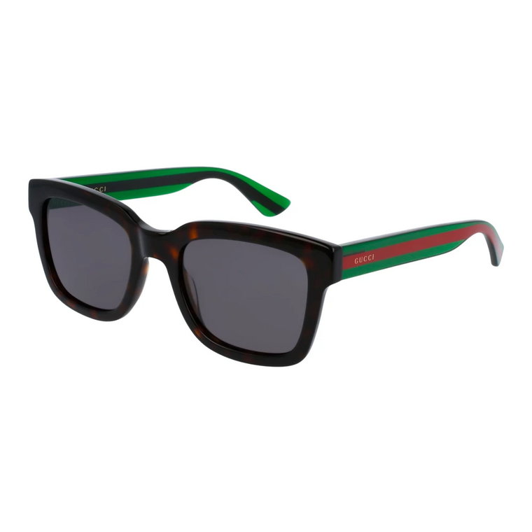 Stylowe męskie okulary przeciwsłoneczne z plastikowymi oprawkami Gucci