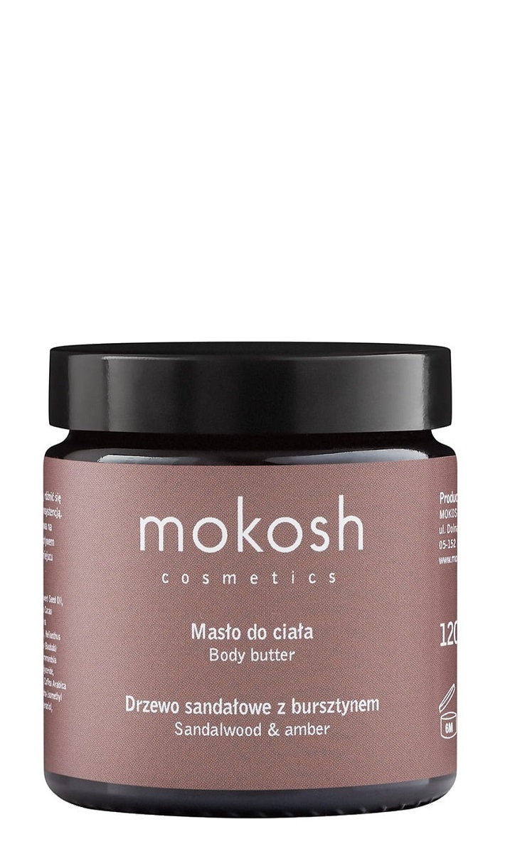 Mokosh - Masło do ciała Drzewo Sandałowe z Bursztynem 120ml