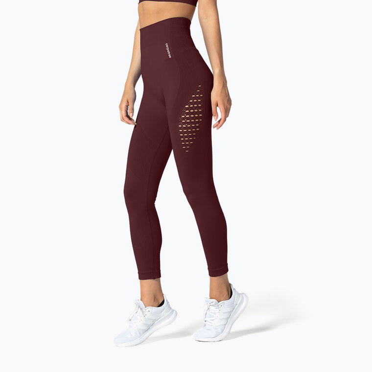 Legginsy damskie Carpatree Phase Seamless burgundy | WYSYŁKA W 24H | 30 DNI NA ZWROT