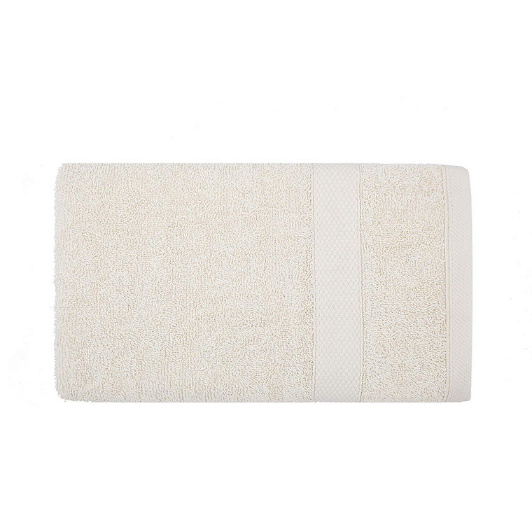Ręcznik łazienkowy bawełniany SMUKEE, 100 x 150 cm, kremowy