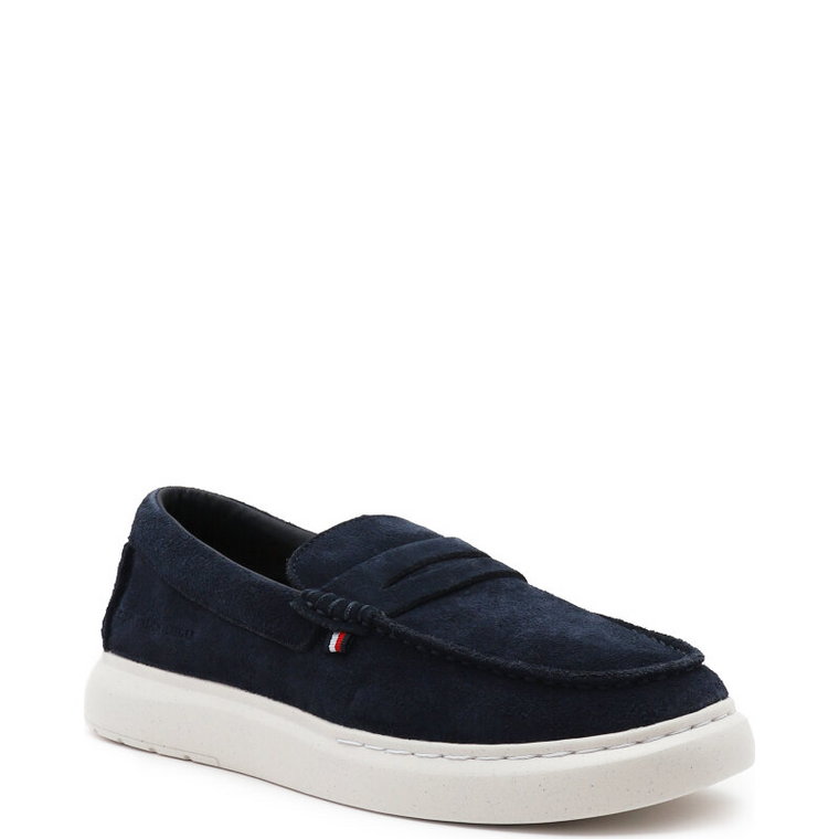 Tommy Hilfiger Skórzane mokasyny TOMMY HILFIGER HYBRID LOAFER