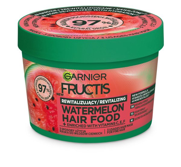 Garnier Fructis Hair Food Maska do Włosów Watermelon 400ml