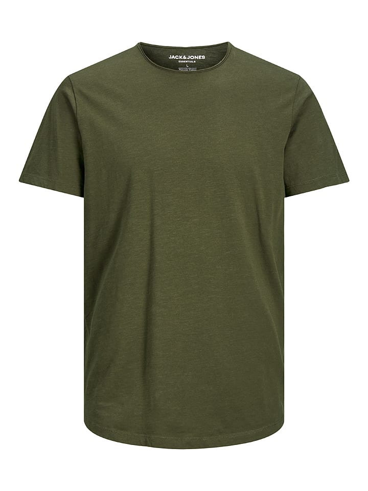 Jack & Jones Koszulka "Basher" w kolorze khaki