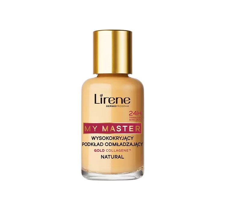 LIRENE MY MASTER WYSOKOKRYJĄCY PODKŁAD ODMŁADZAJĄCY DO TWARZY NATURAL 30ML