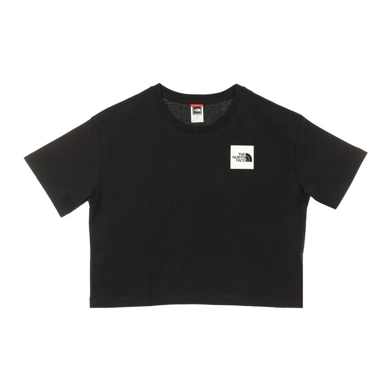 Czarna Koszulka Cropped Fine Tee The North Face