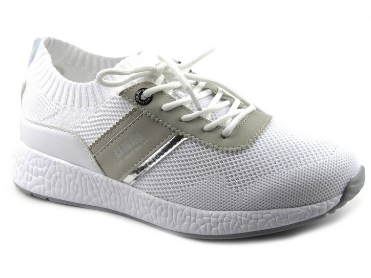 Przewiewne buty sportowe, sneakersy damskie Big Star HH274349, białe
