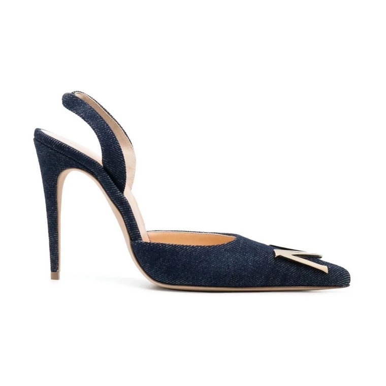 Towar Denim Slingback Pumps Magda Butrym