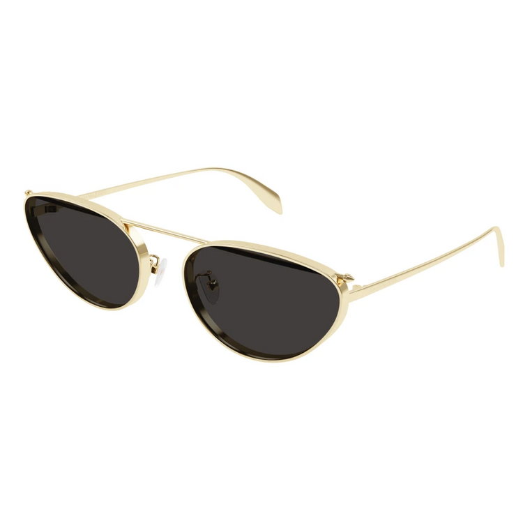 Gold/Dark Grey Sunglasses Alexander McQueen