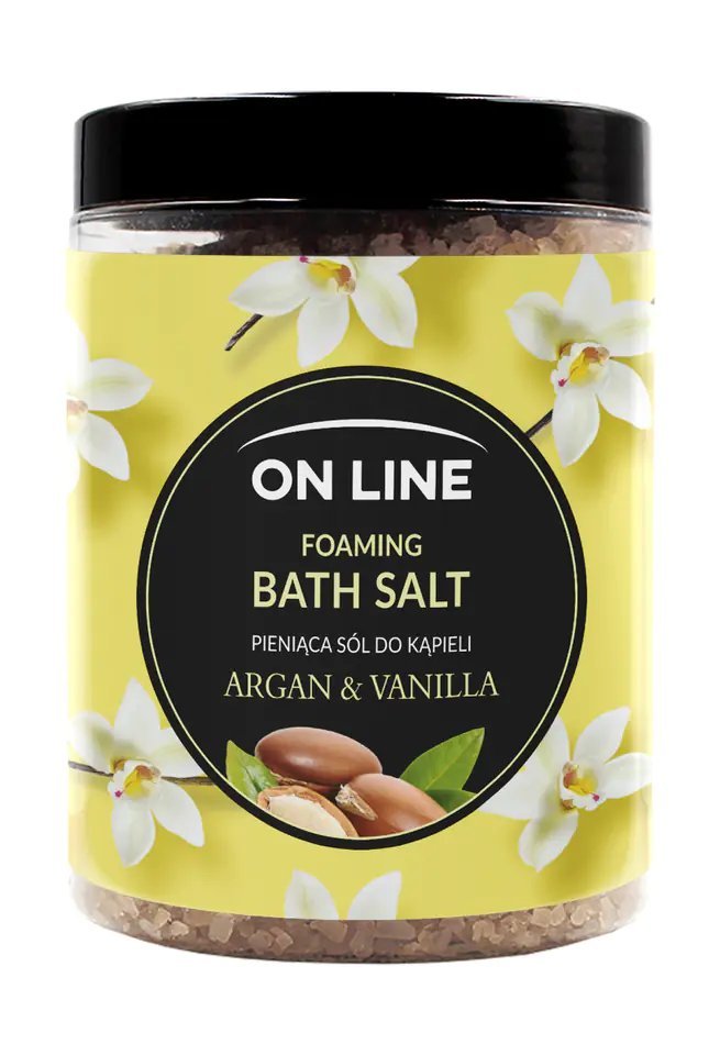 On Line, Sól Do Kąpieli, Argan I Wanilia, 1200g