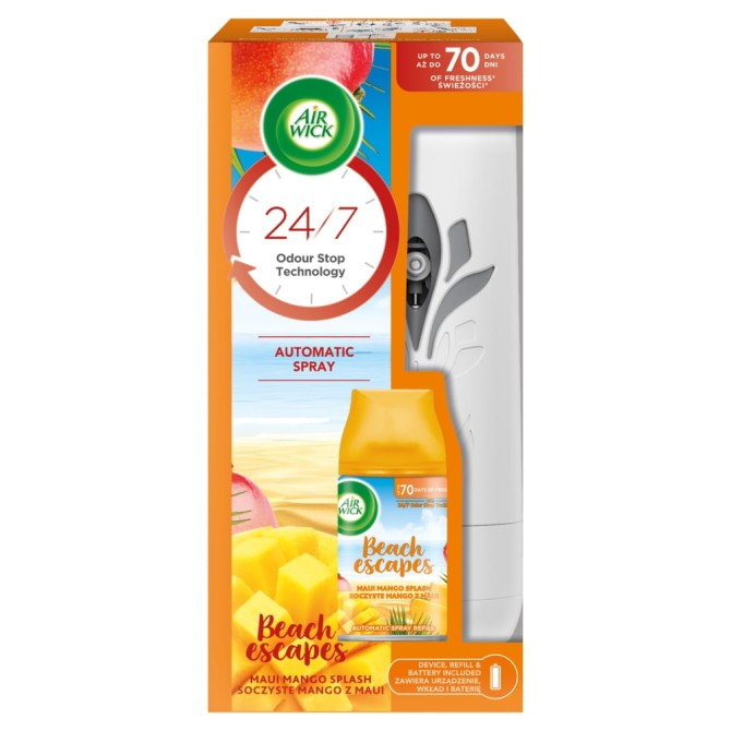 Air Wick Freshmatic automatyczny odświeżacz powietrza i wkład Soczyste Mango z Maui 250ml