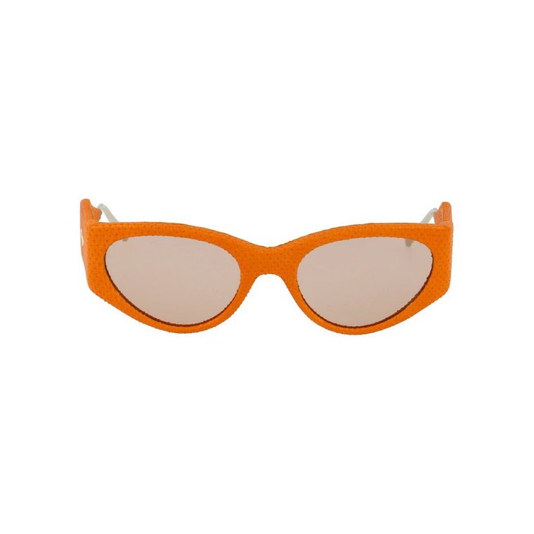 Okulary przeciwsłoneczne, Pomarańczowy, Kształty Salvatore Ferragamo
