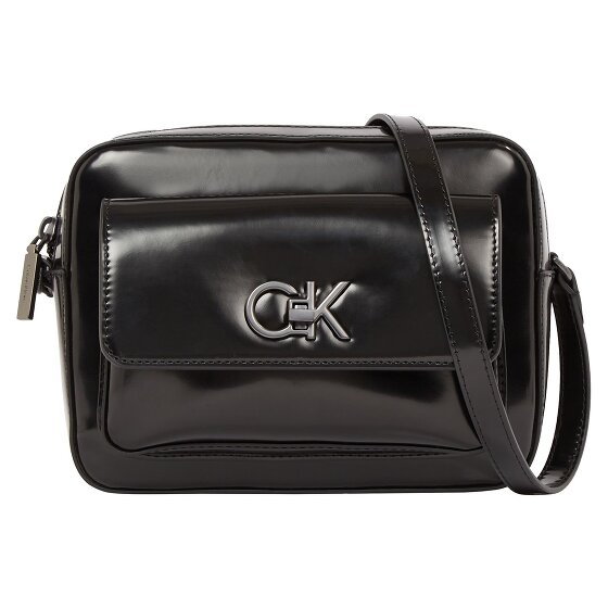 Calvin Klein Re-Lock Torba na ramię 20.5 cm ck black