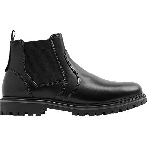 Czarne sztyblety męskie am shoe ze skóry - Męskie - Kolor: Czarne - Rozmiar: 42