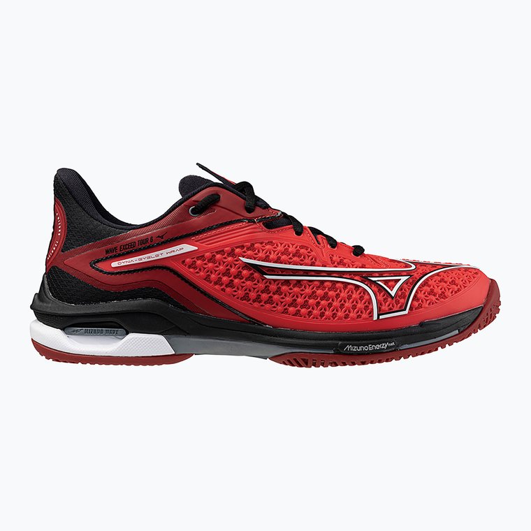 Buty do tenisa męskie Mizuno Wave Exceed Tour 6 AC radiant red/white/black