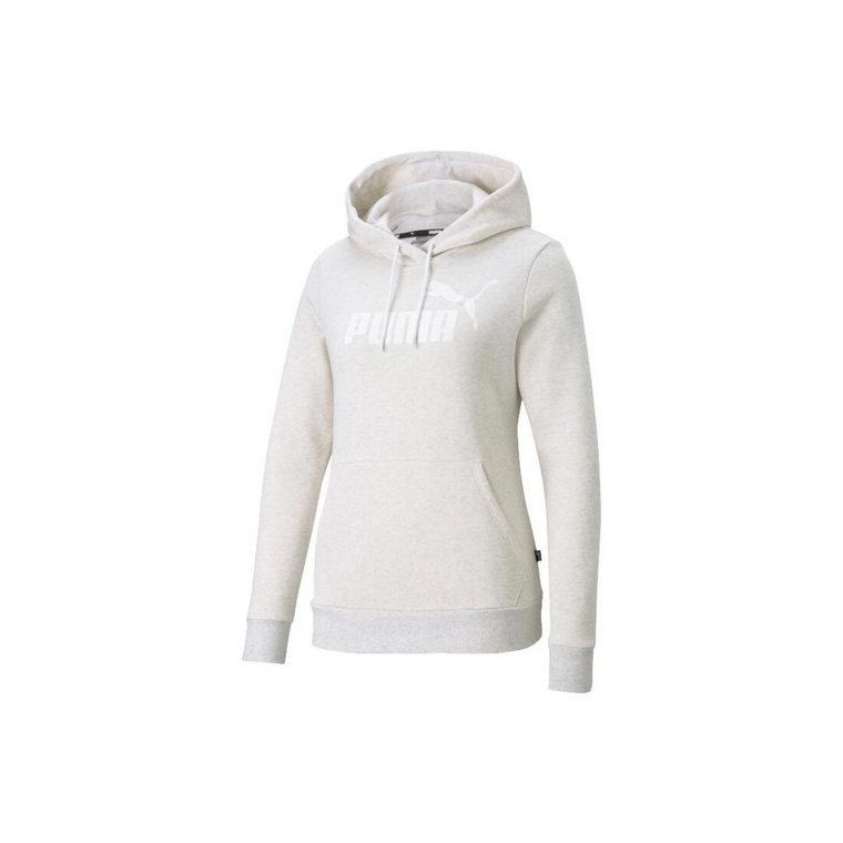 Puma Essential Logo Hoodie, damska bluza, beżowa