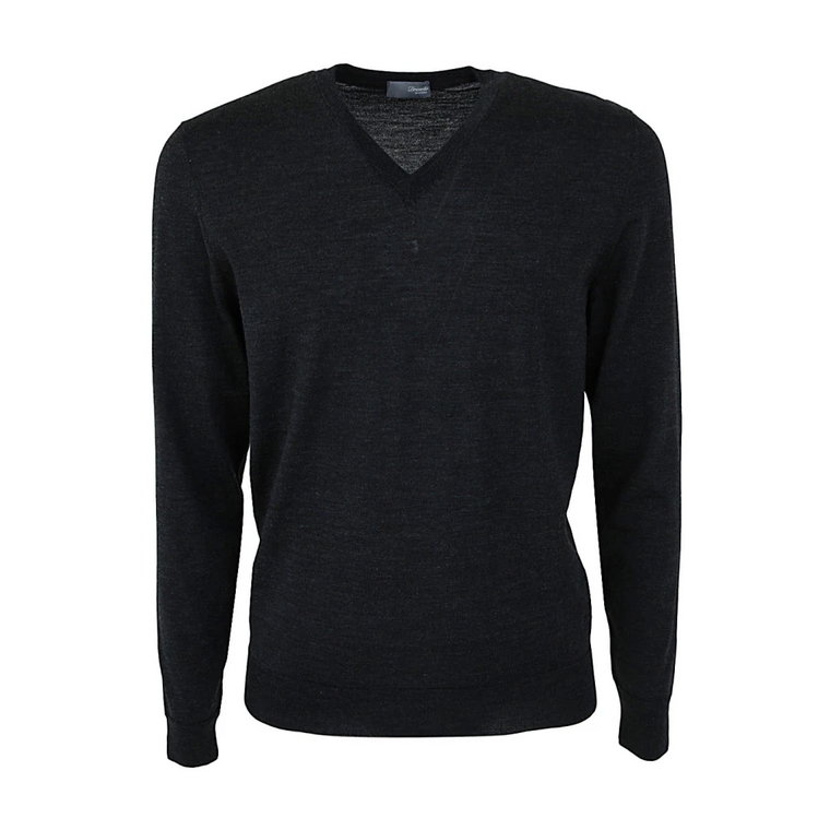 Modern V-Neck Pullover Drumohr