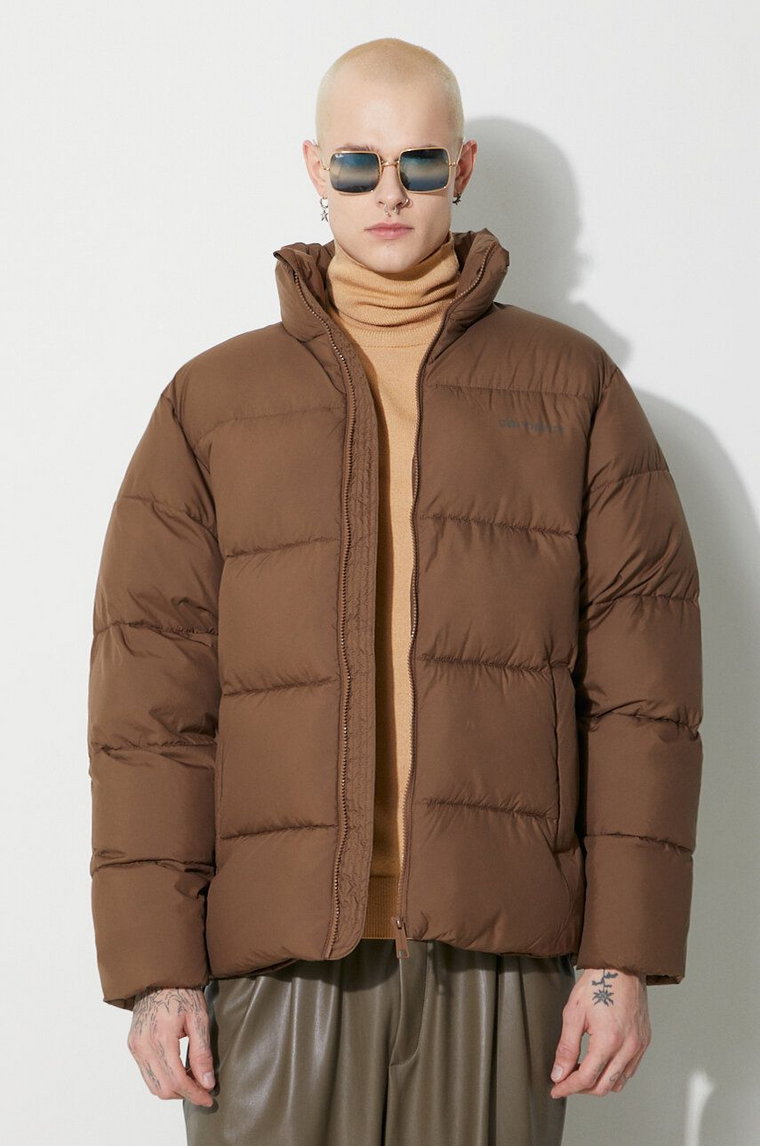 Carhartt WIP kurtka Springfield Jacket męska kolor brązowy zimowa I032262.1SNXX