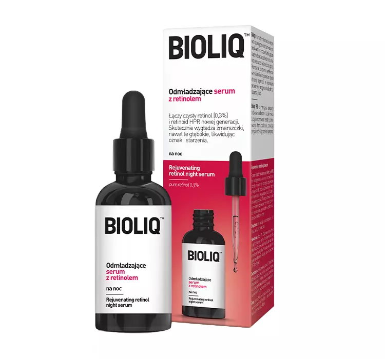 BIOLIQ ODMŁADZAJĄCE SERUM Z RETINOLEM NA NOC 20ML