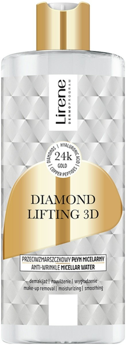 Lirene Diamentowy Lifting 3D Przeciwzmarszczkowy płyn micelarny 400ml