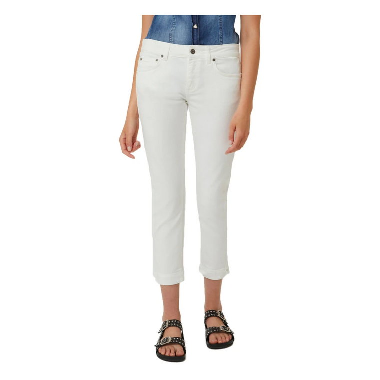 Rose Cropped Slim Fit Jeans Dondup