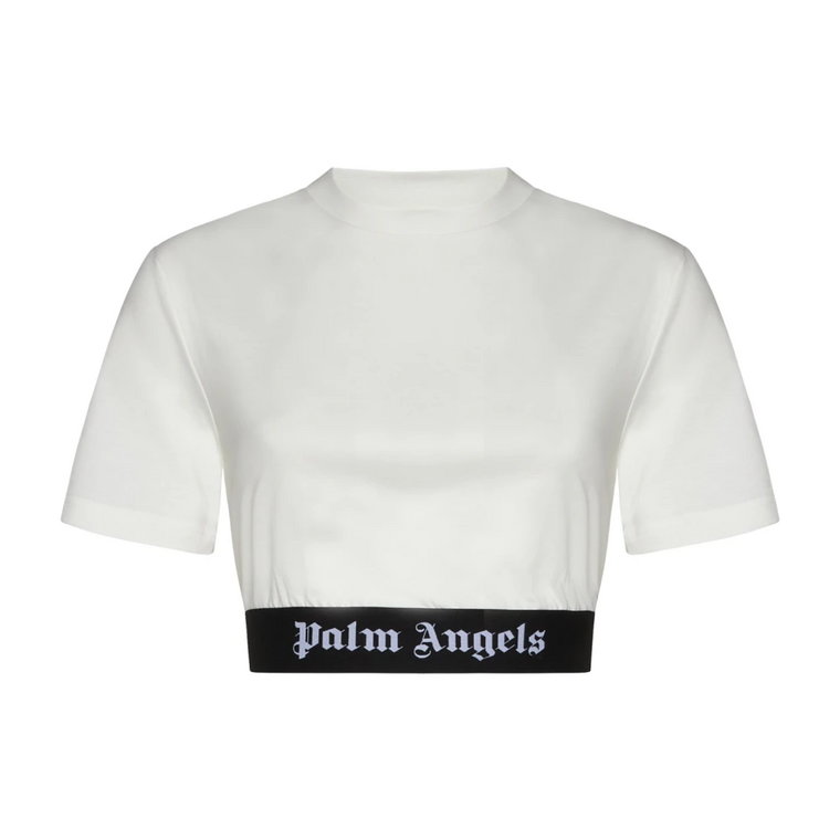 Koszulki z logo-jacquard Palm Angels