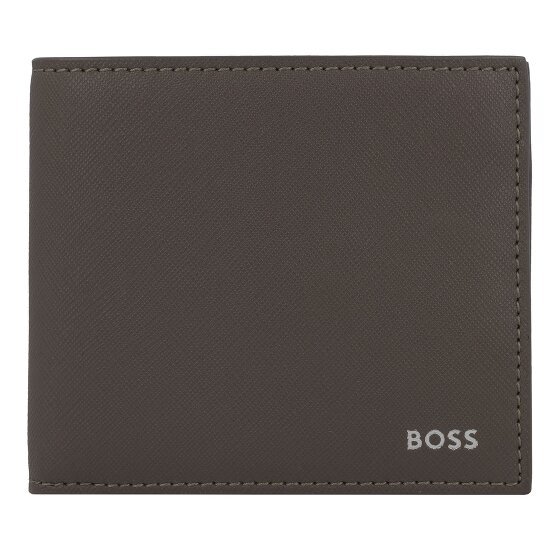 Boss Zair Wallet Leather 11 cm open green