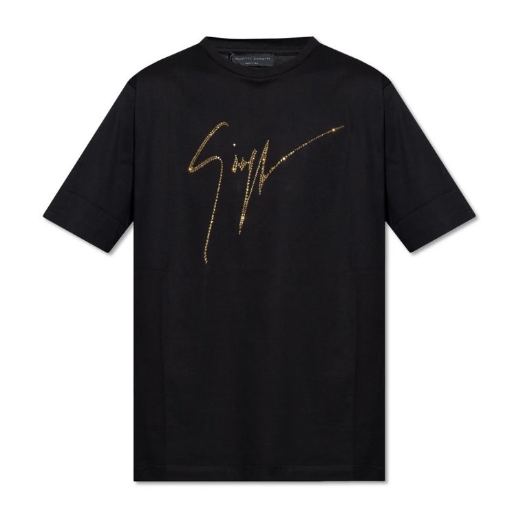 Bawełniany t-shirt Giuseppe Zanotti