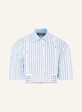 Jacquemus Krótka Koszula La Chemise Courte Bari blau