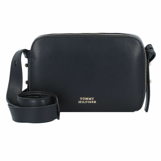 Tommy Hilfiger Hilfiger Leather Torba na ramię Skórzany 20 cm black