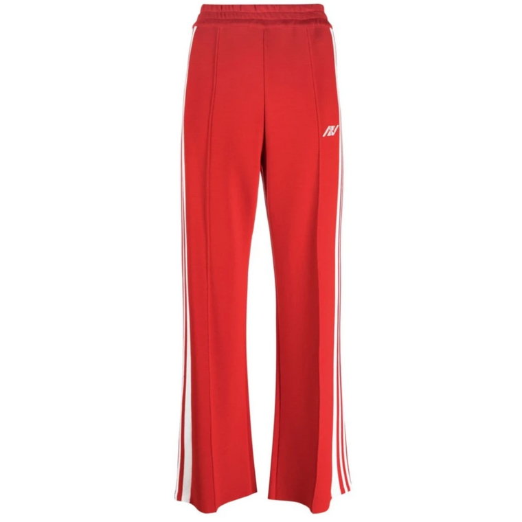 Sportowe Czerwone Sweatpants Autry