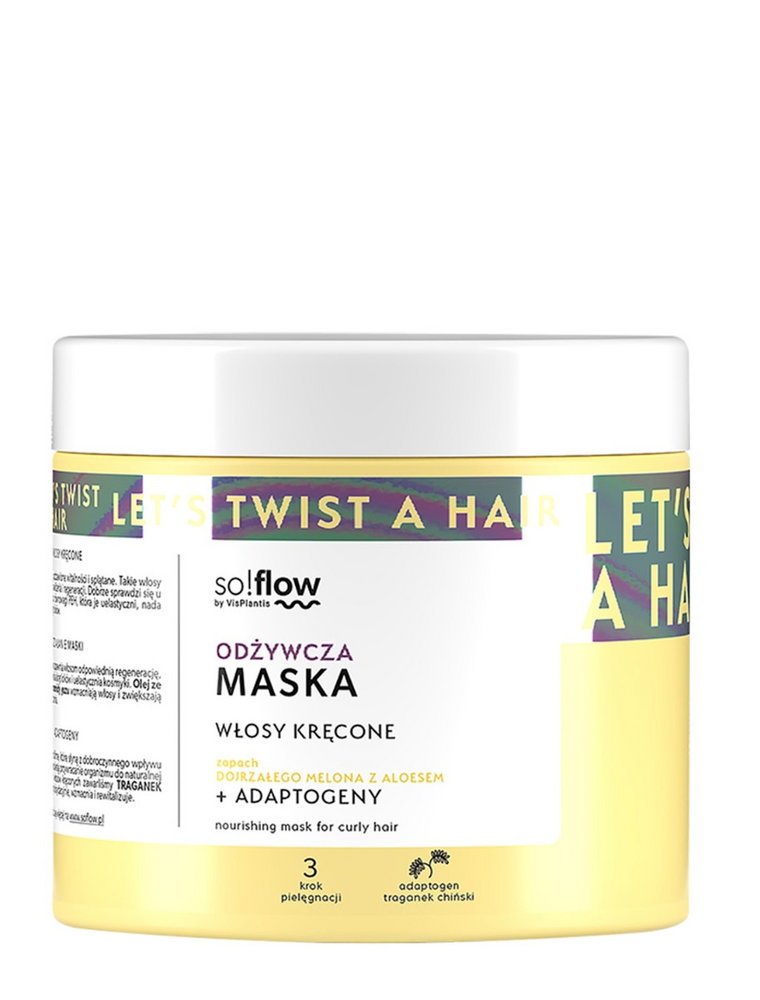 So!Flow - Odżywcza Maska do włosów kręconych 400ml