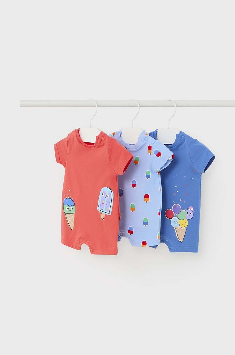 Mayoral Newborn rampers niemowlęcy 3-pack