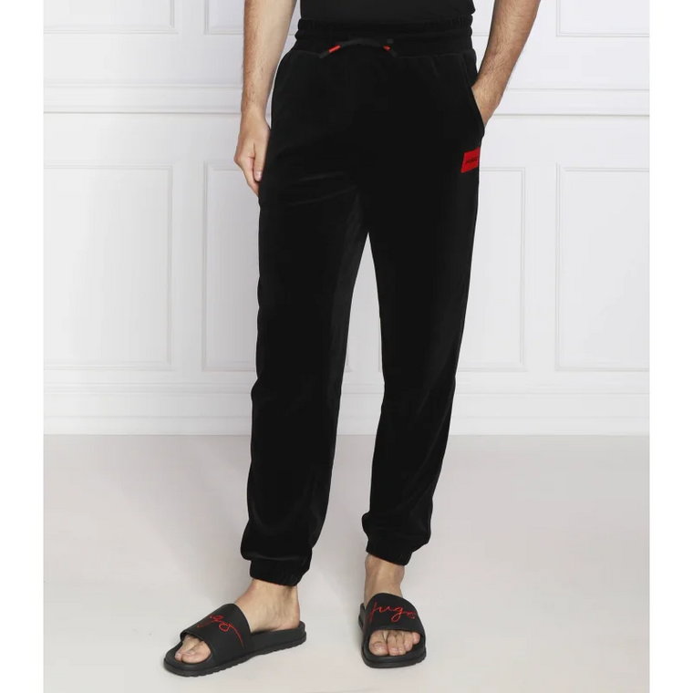 Hugo Bodywear Spodnie dresowe Velour Pants | Regular Fit