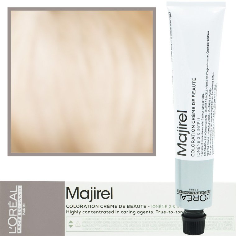 Loreal Majirel farba do włosów 10,13 Bardzo Bardzo Jasny Blond Popielato-Złocisty