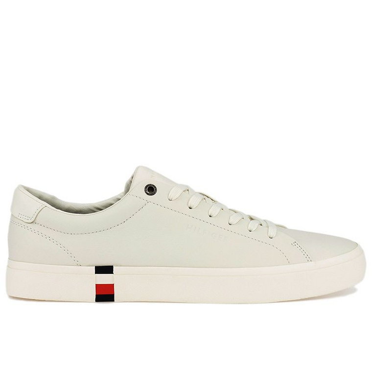 Buty Tommy Hilfiger Modern Vulc Corporate Leather FM0FM04036-YBI - białe