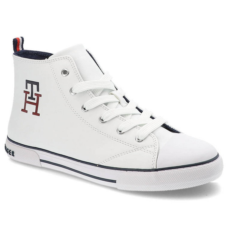 Białe Trampki Tommy Hilfiger Klasyczne Buty Damskie