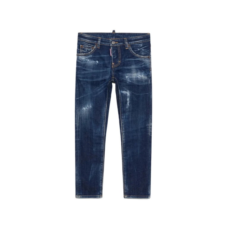 Klasyczne Jeansy z Denimu Dsquared2