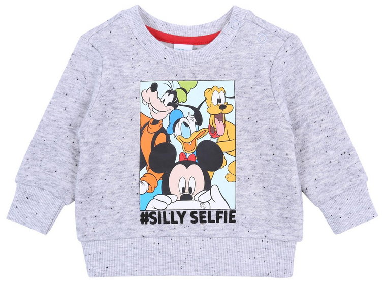 Szara bluza Myszka Mickey DISNEY BABY 3-6 m 68 cm