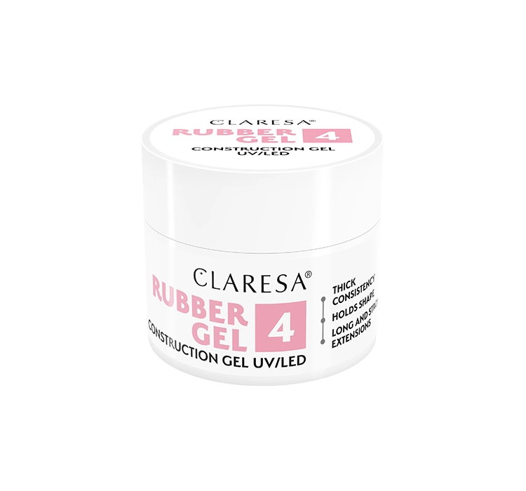 CLARESA RUBBER GEL ŻEL BUDUJĄCY UV/LED 4 12G