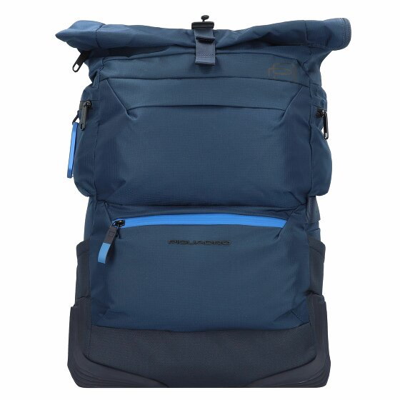 Piquadro Corner Backpack 46 cm komora na laptopa night blue