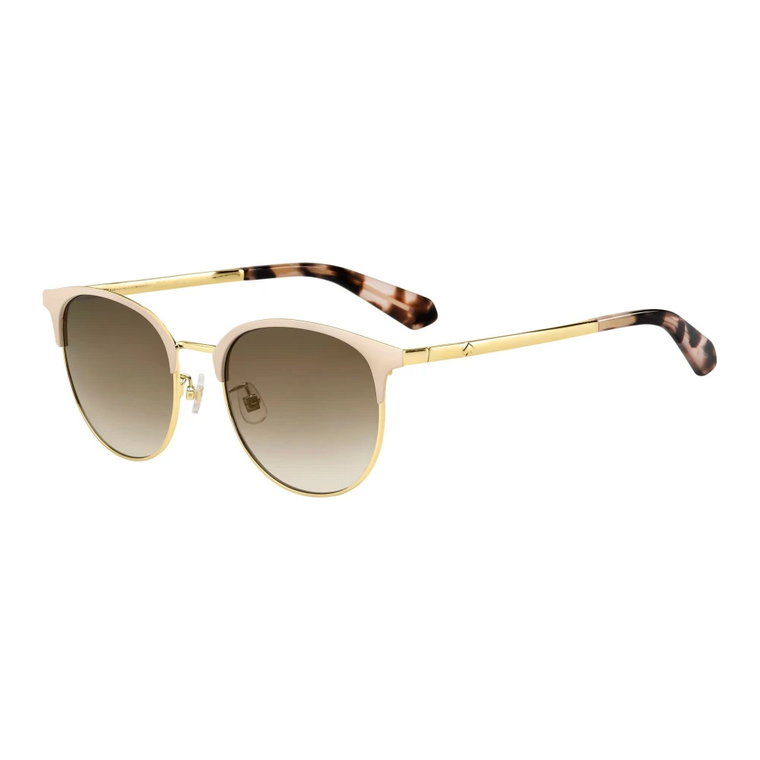 Pink Gold/Brown Shaded Okulary przeciwsłoneczne Kate Spade
