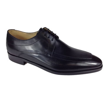 Ambiorix, Men's Shoes Dressed Shoe Czarny, male,