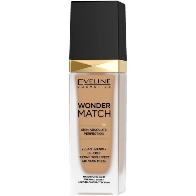 Eveline Cosmetics Wonder Match Foundation luksusowy podkład dopasowujący się 40 Sand 30ml