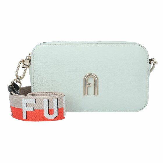 Furla Primula Torba na ramię Skórzany 20 cm color cristallo-mineral green