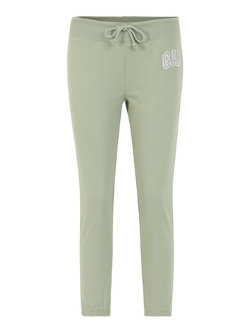 Gap Petite Spodnie  pastelowy zielony / biały