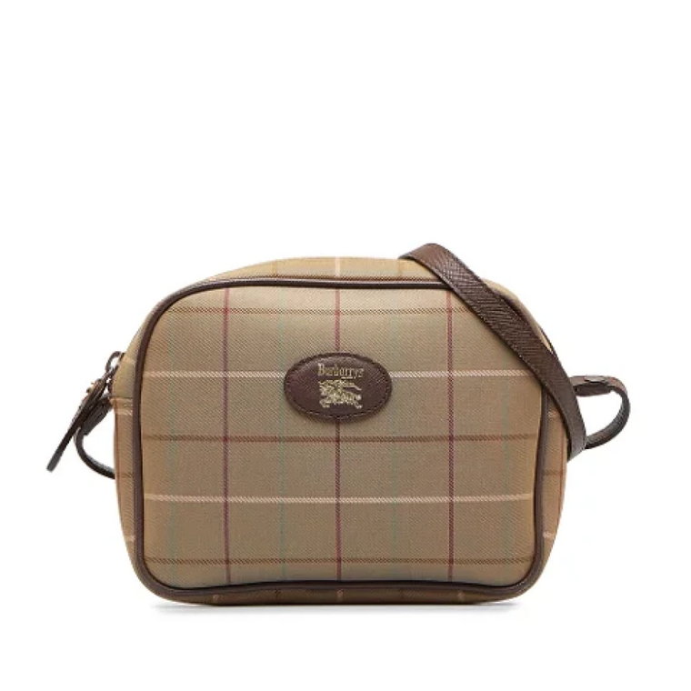 Pre-owned Canvas shoulder-bags Burberry Vintage